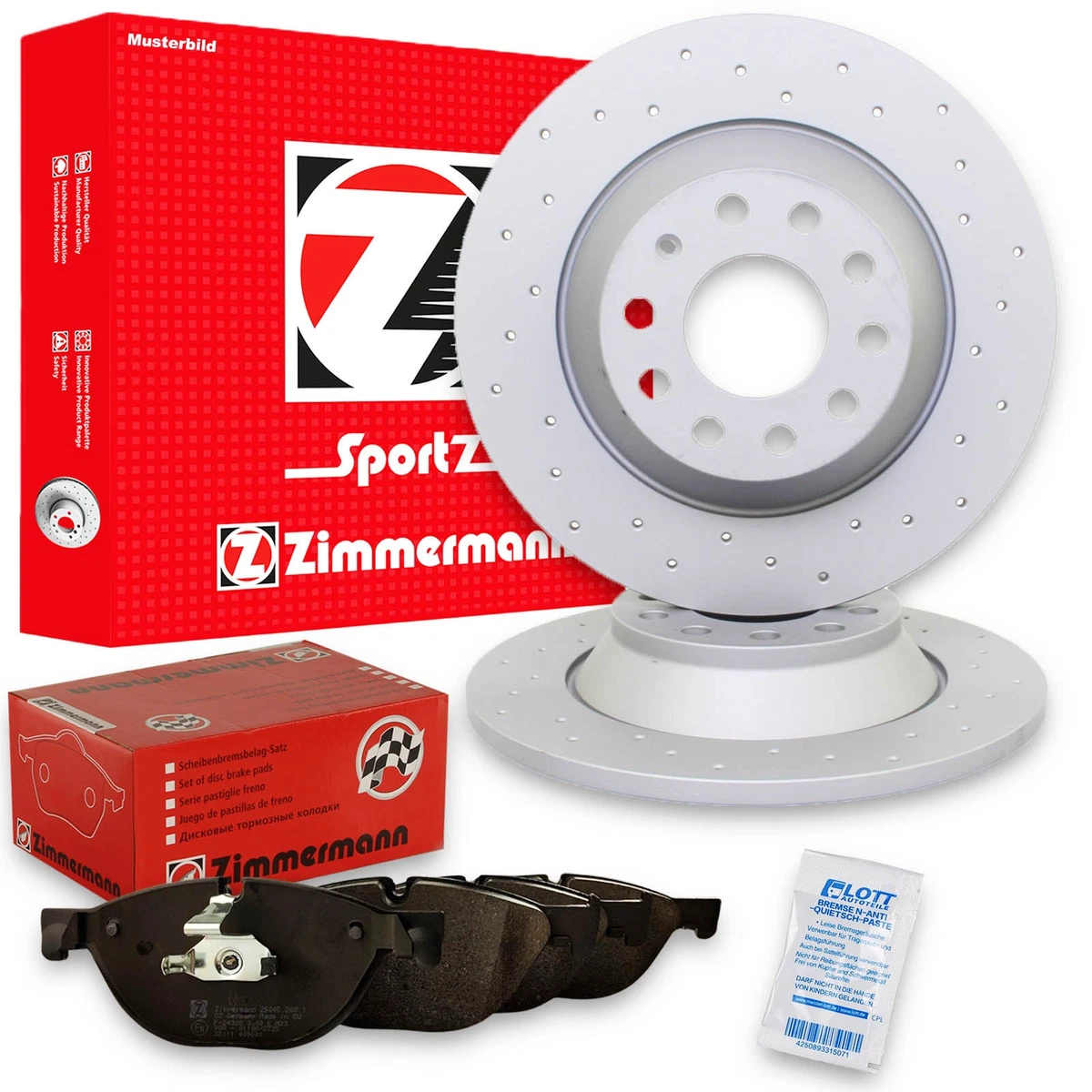 Гальмівні колодки та диски Zimmermann для AUDI A6 Avant — безпека і якість Гальмівні колодки та диски Zimmermann для AUDI A6 Avant — безпека і якість