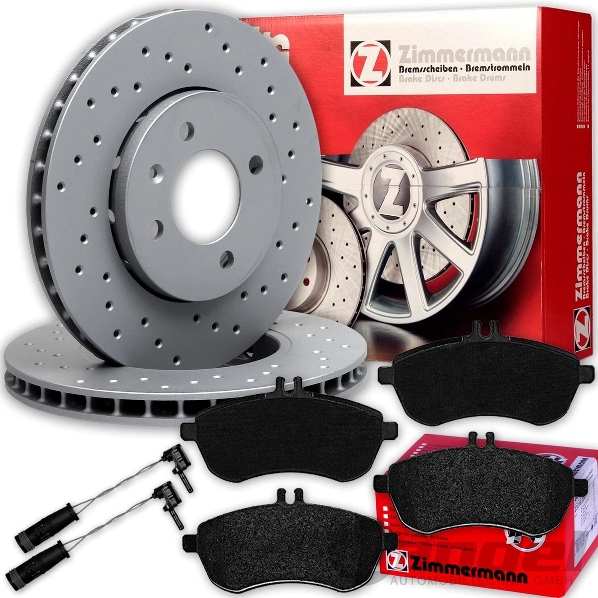 Якісні гальмівні колодки і диски Zimmermann для MERCEDES-BENZ E-CLASS Купе